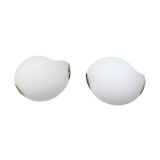 A pair of modernist wall lamps, Fabas Luce, Italy, 1980s.