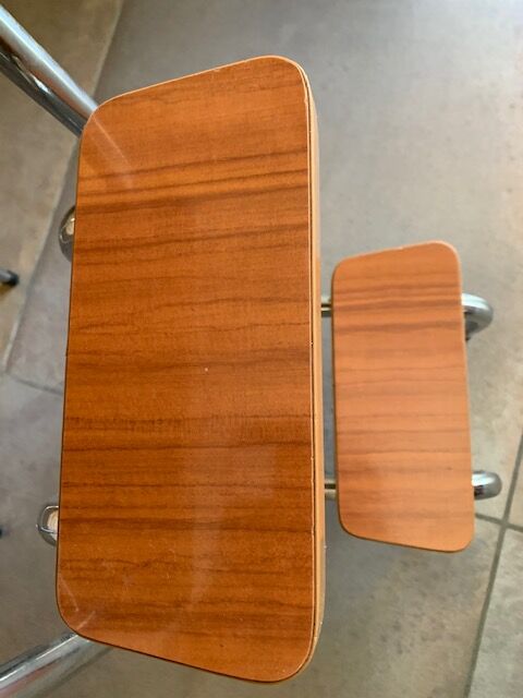 Stepladdler in vintage formica 70s