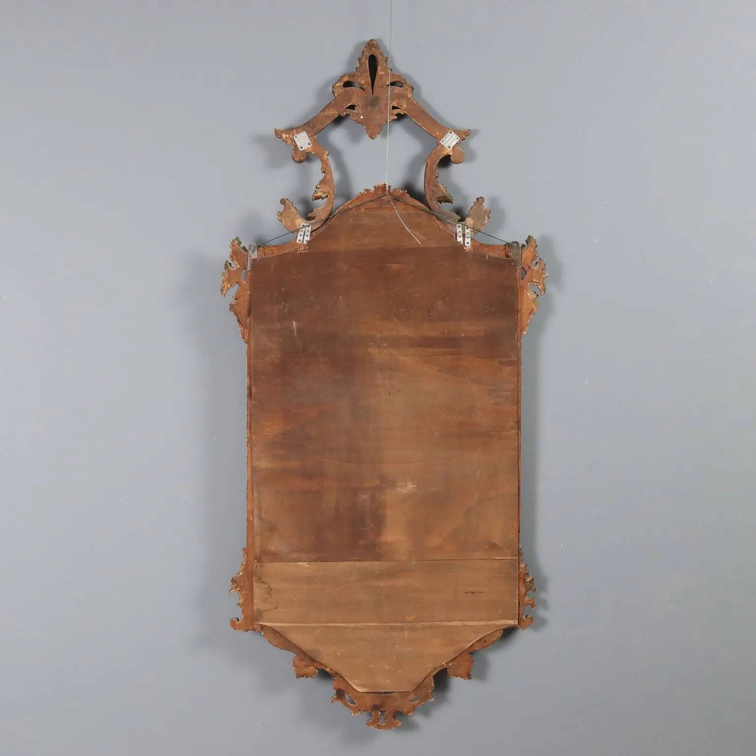 Antique carved and gilded wooden mirror, Italy, 19th century