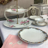 Plat à dessert ancien Porcelaine made in france