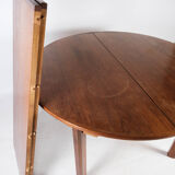 Dining table with extension in teak of danish design from the 1960s.