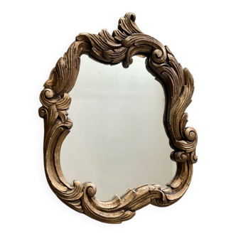 Antique Rococo-style mirror in carved wood Ceracast