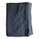 Nappe De Vendange Ancienne En Pur Chanvre Teintée Gris Dense