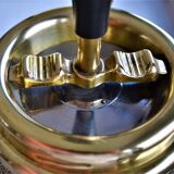 Schleuderascher ashtray in chiseled brass, from Germany in the 50s/60s