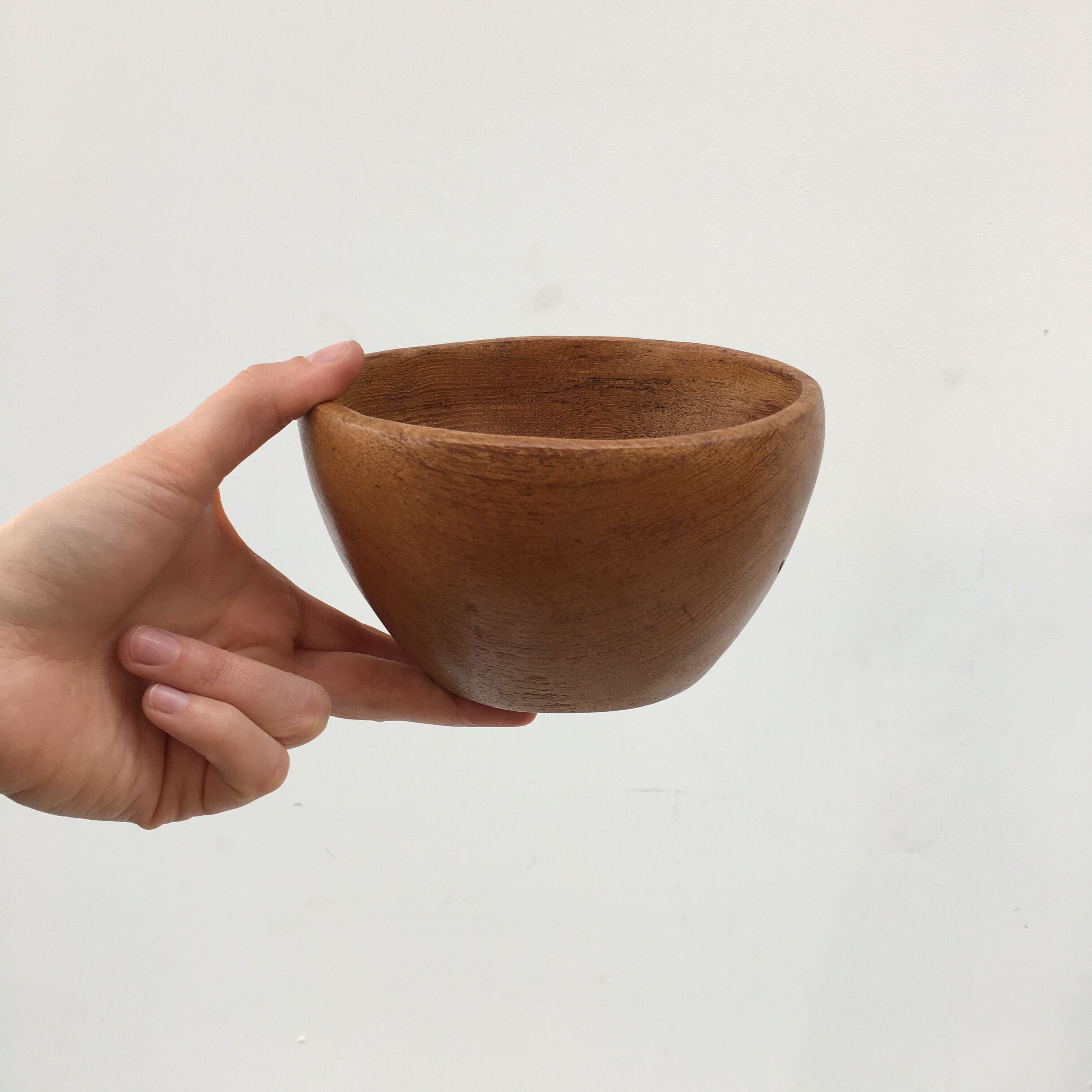Series of two Danish teak pocket trays