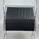 1960s 1970s Newspaper Holder in Metal & Plastic Space Age Design