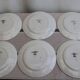 6 assiettes à dessert en céramique