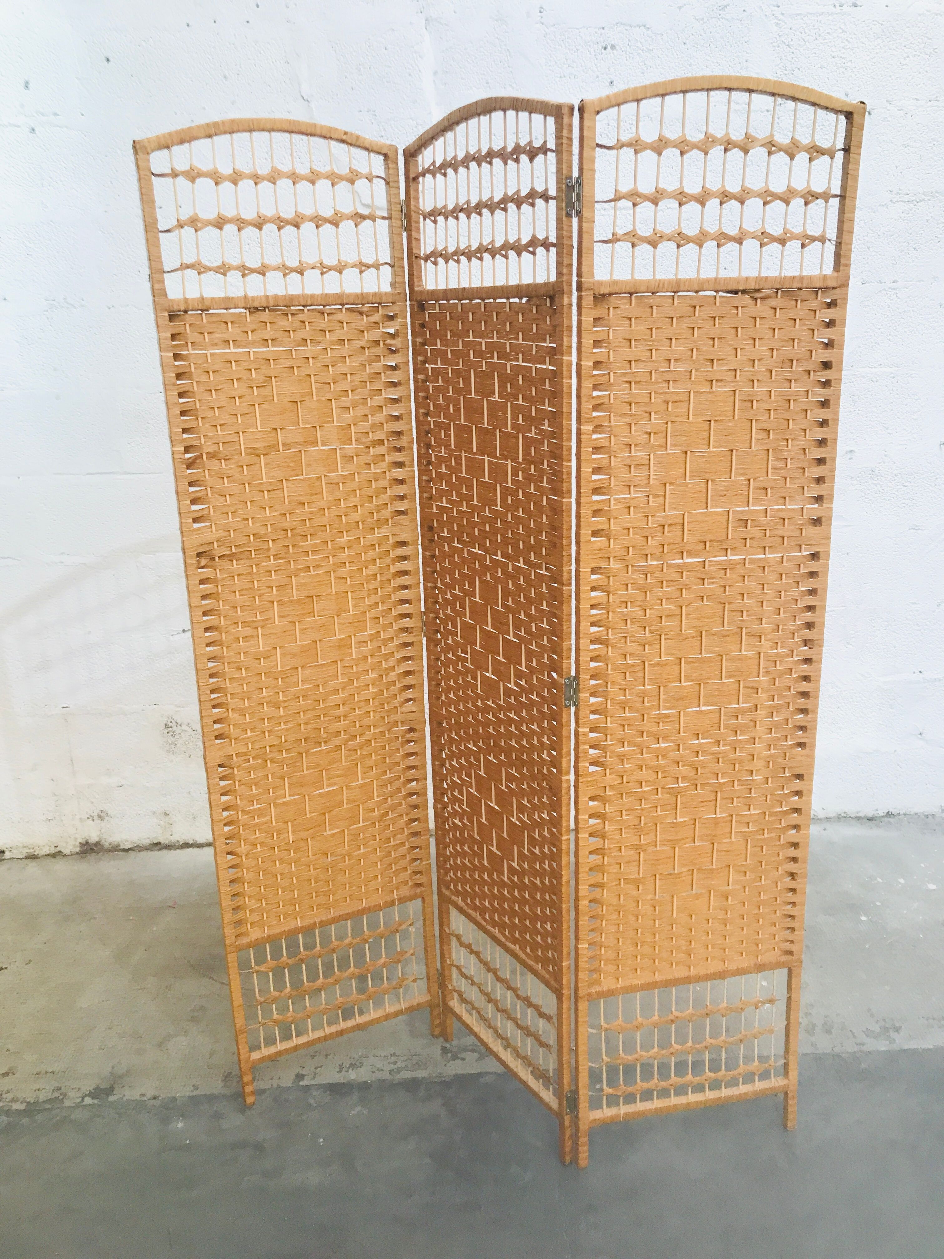 Rattan screen
