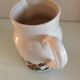 Pitcher in white ceramic by Grespots Digoin / vintage 70s