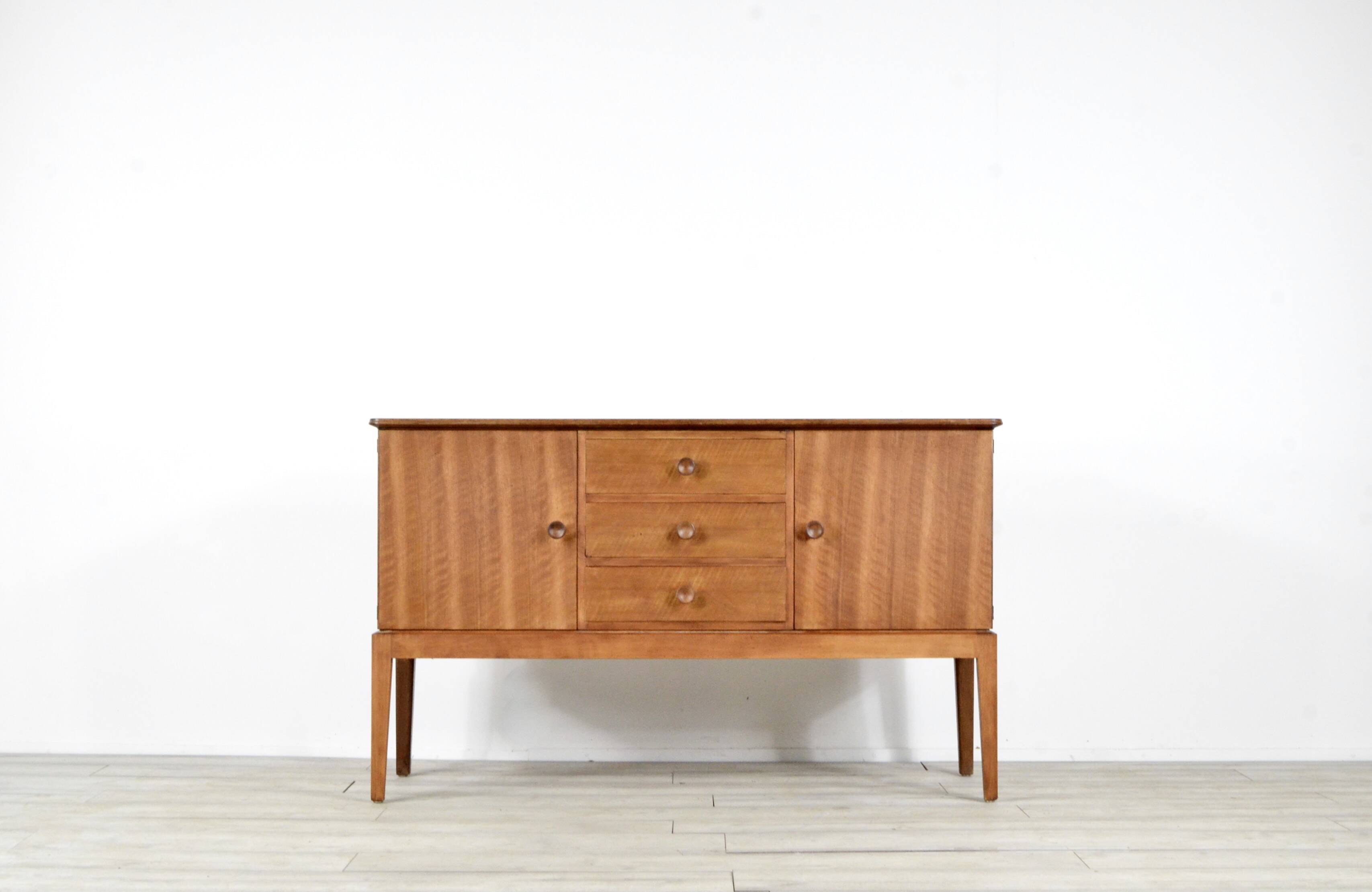 Midcentury Gordon Russell for Heal's walnut sideboard