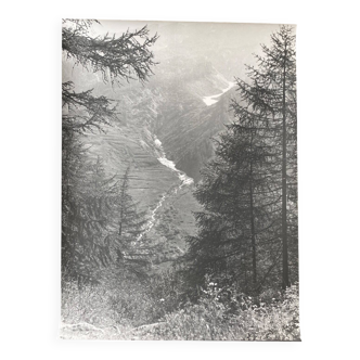 Silver photo Bernard Darot 20th Torrent in the valley