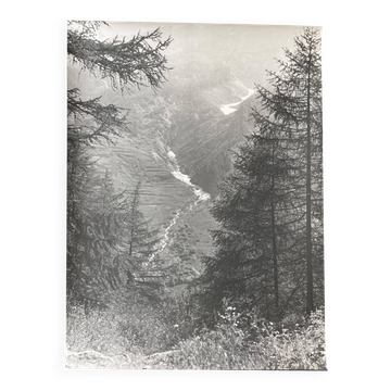 Silver photo Bernard Darot 20th Torrent in the valley
