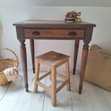Solid wood desk / side table