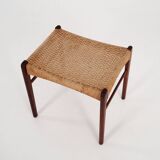 Repose-pieds en palissandre, design danois, années 1970, production : Danemark