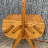 Amazing Worker art Deco vintage Scandinavian sewing box sewing box 1950