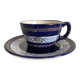 Grande tasse HB Quimper avec soucoupe