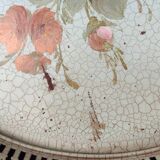 Old hand-painted metal top