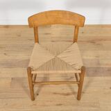 J39 Folkchairs Chairs by Børge Mogensen for FDB Møbler, Denmark, 1960s, Set