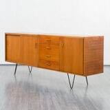 Enfilade 60s, walnut, restored
