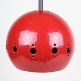 Vintage ball lamp, enamel, 70's, scandinavian design