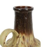 Vase Fat Lava XL Scheurich Allemagne de l’Ouest Poterie Beige Kuch 412-47