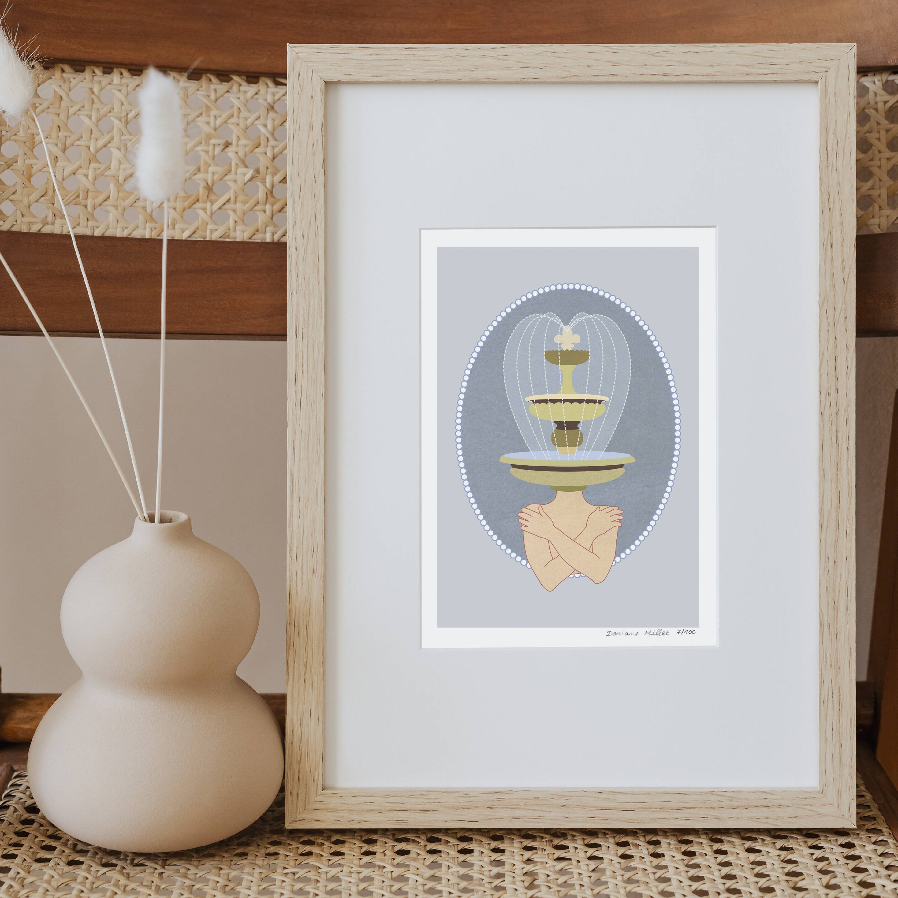 The Sensitive, art print 13x18 cm, limited edition