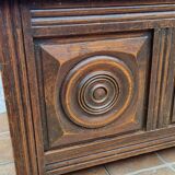 Basque bench chest in solid wood, 105 cm