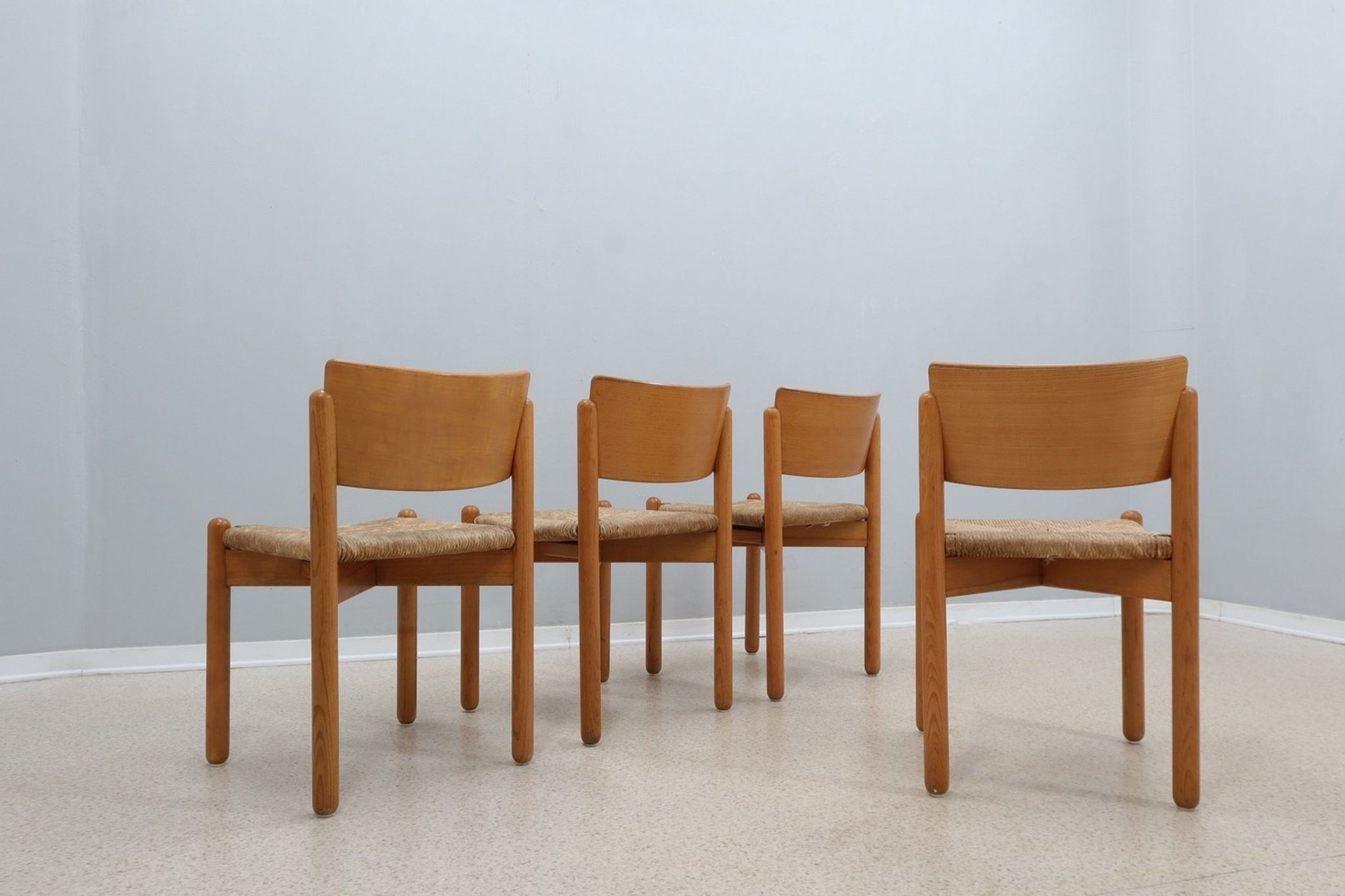 Vintage original set of 4 dining chairs