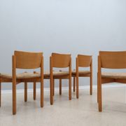 Vintage original set of 4 dining chairs
