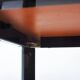 Pair of black and gold side tables Romeo Rega