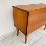 Minimalist teak chest of drawers