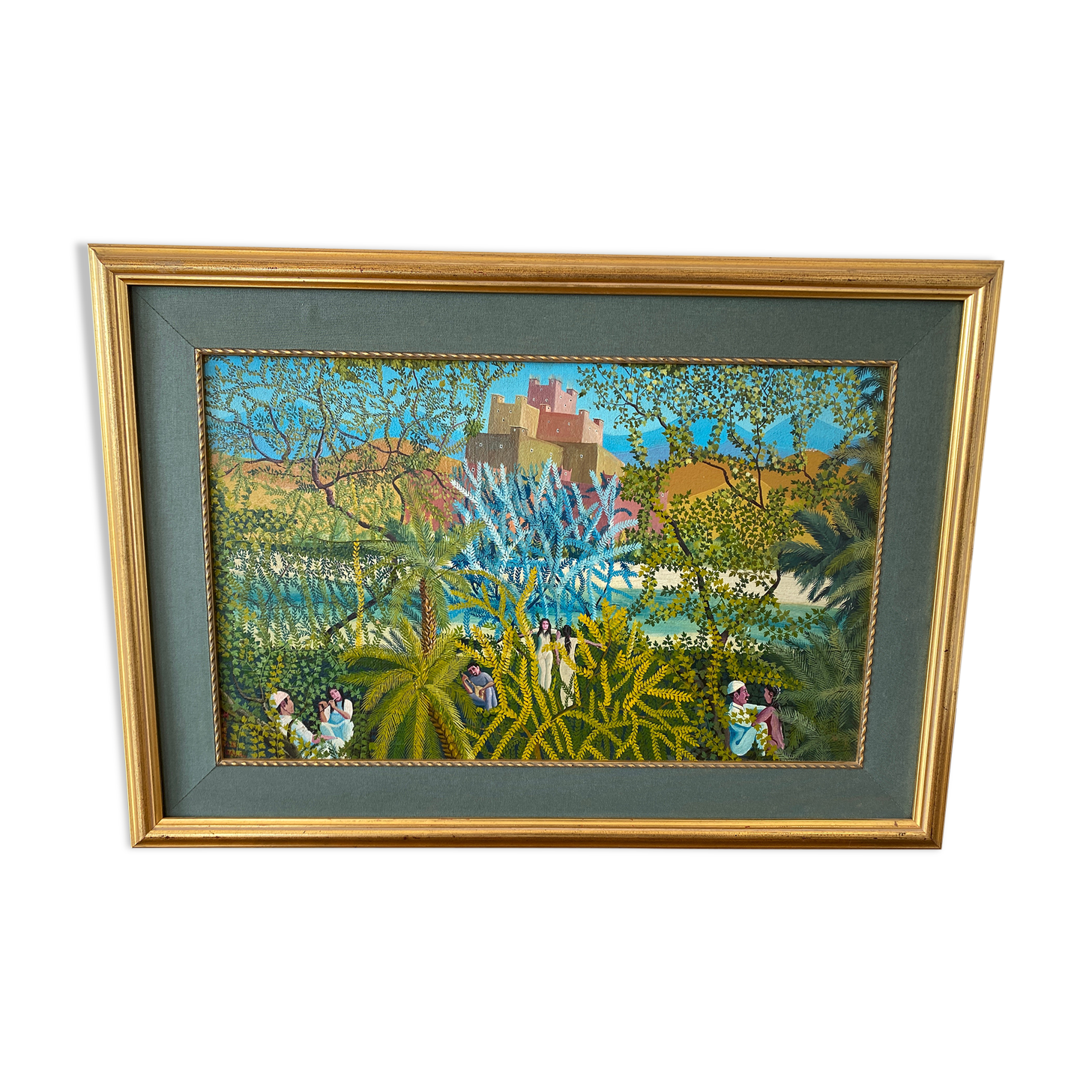 Naïve painting by Moukim Jalil