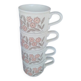 4 vintage Biltons mugs