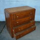 1960s chest of drawers wooden varnish