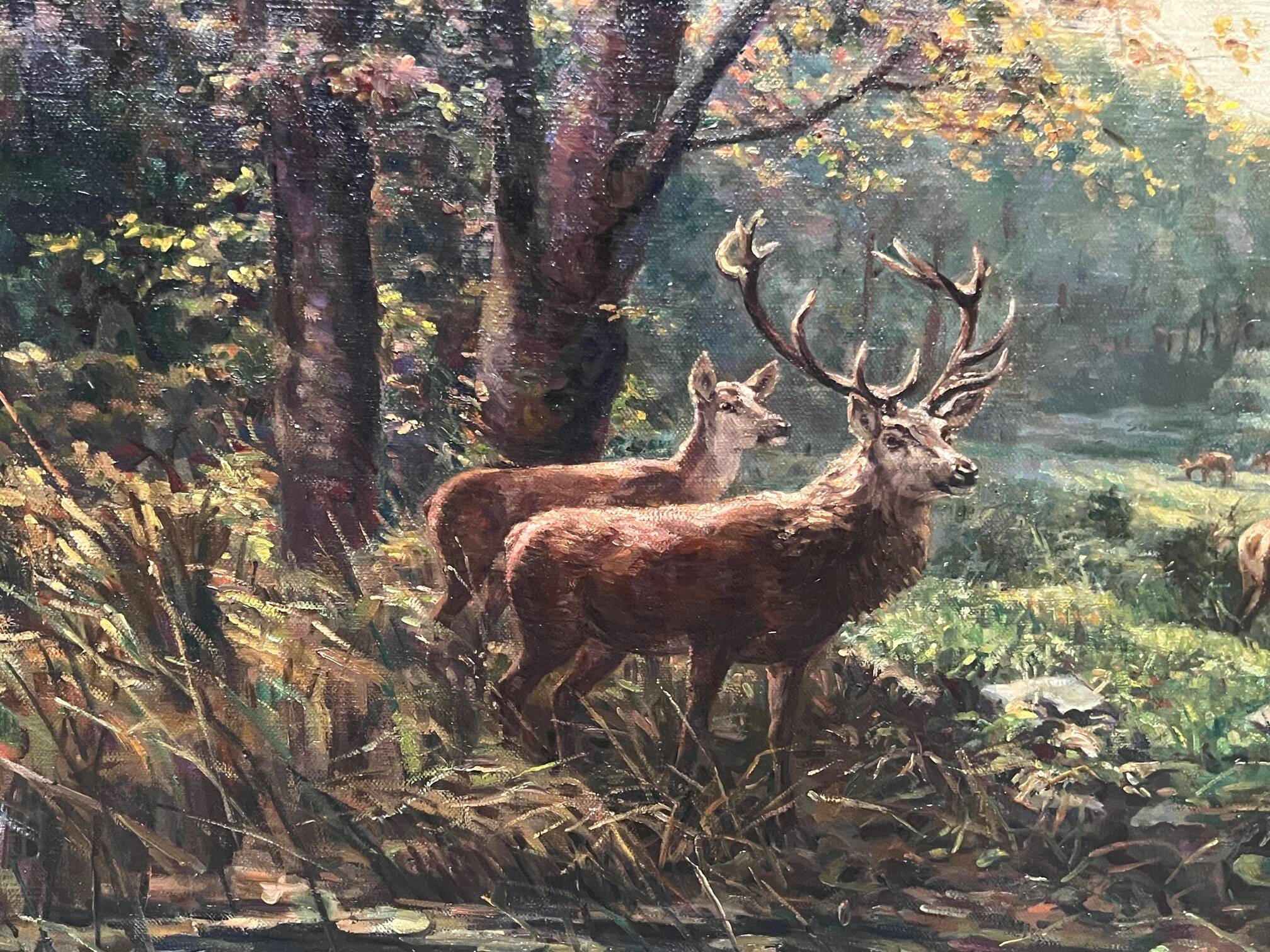 The painting "Deer".