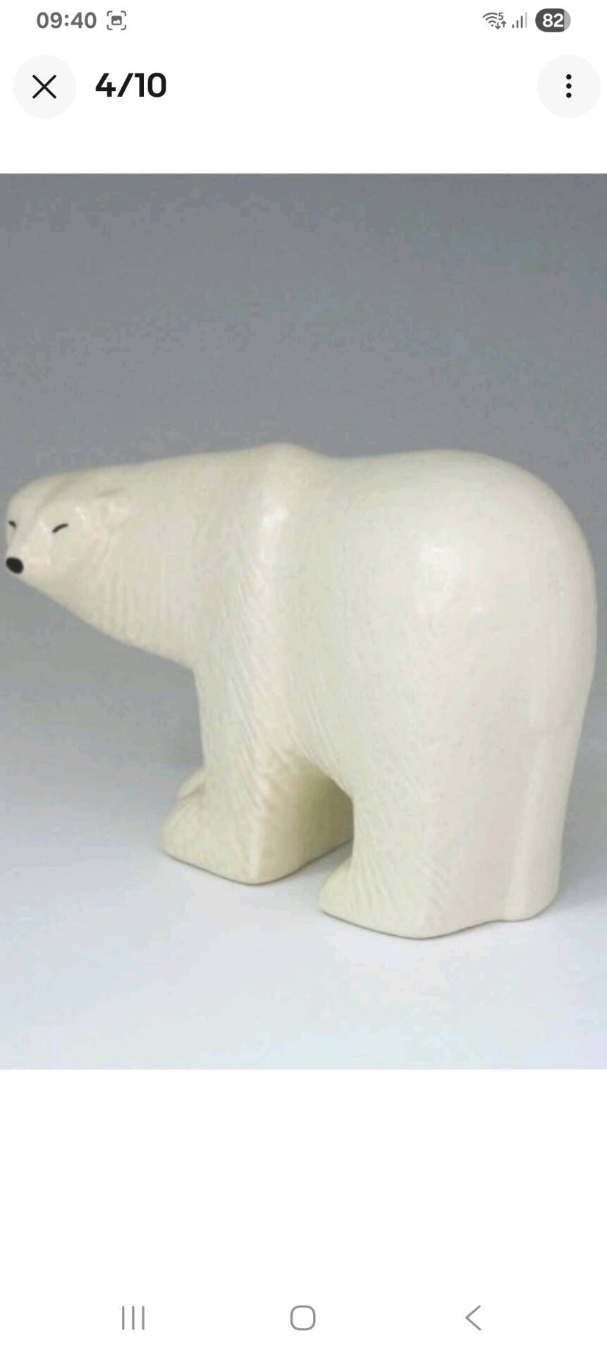 Polar Bear Duo from the Lilla Zoo series by Lisa Larson
