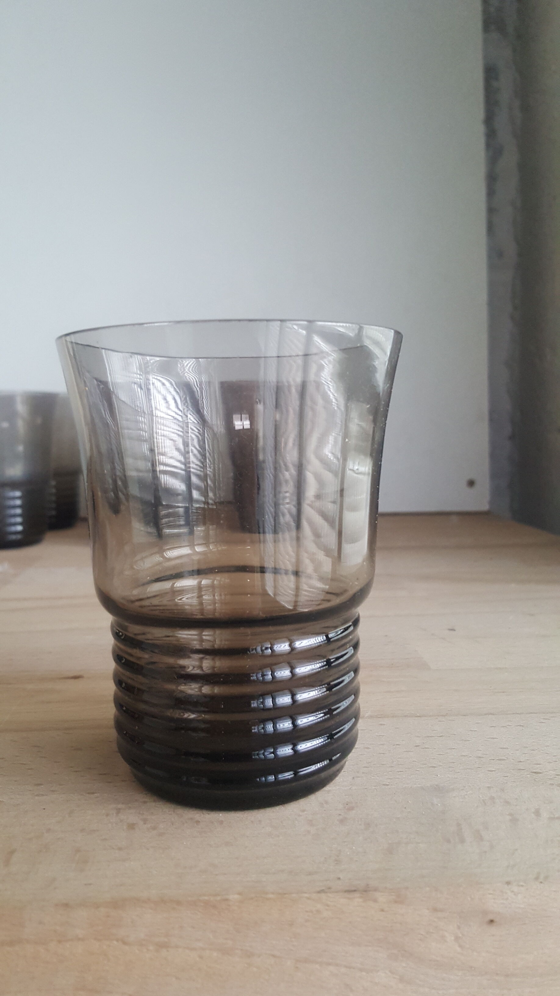 Lot de verres soufflés vintage