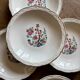 Set of 6 vintage soup plates, "Indian Tree" pattern by Digoin