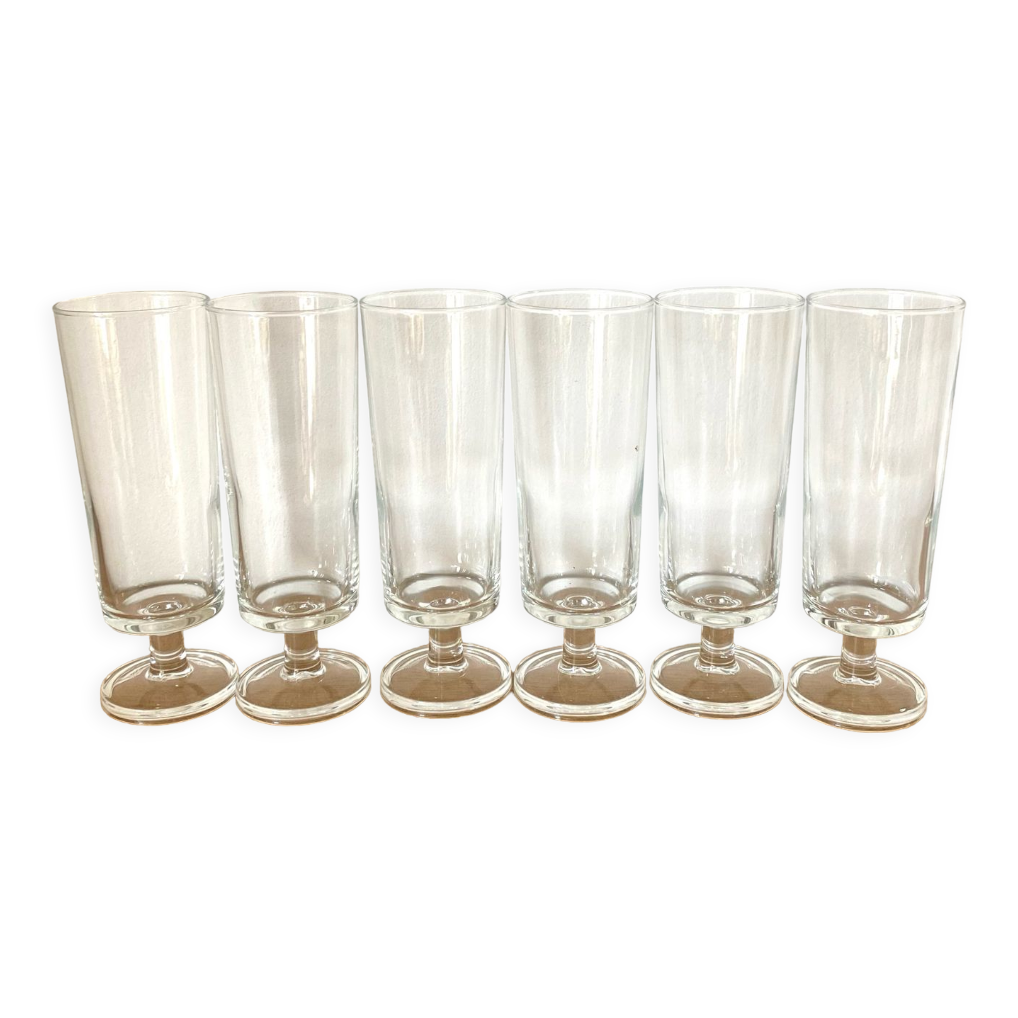 Service de flûtes à champagne luminarc cavalier transparent