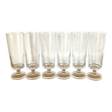 Service de flûtes à champagne luminarc cavalier transparent
