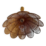 Relux Italy wicker flower pendant light