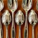 Ercuis, dessert cutlery, fruit and cheese, 36 art deco pieces