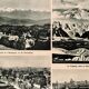 Old map of India, Nepal, Afghanistan and Himalayas from 1945