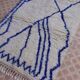 Handmade pure wool rug, size 1.4/2.6 m.