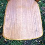 Varnished bistro chairs