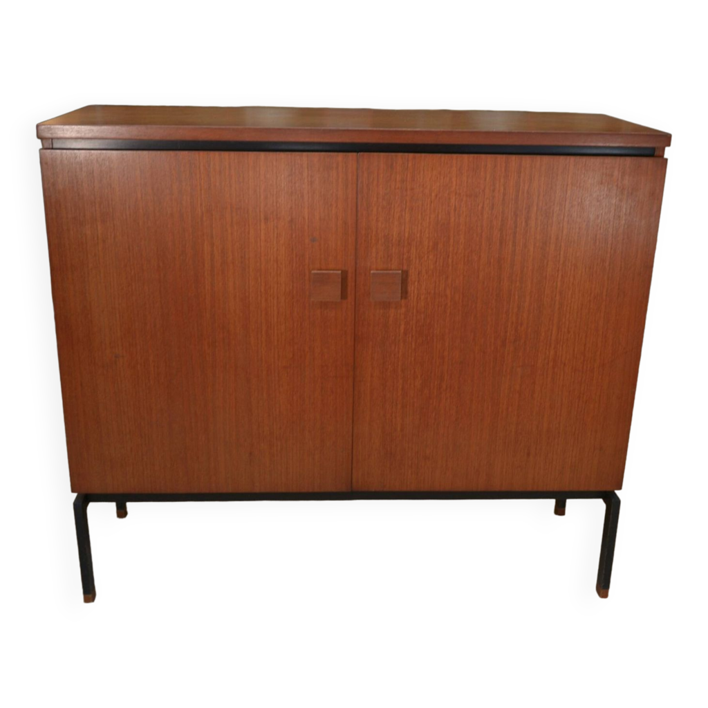 Jouet Ancien Enfant - Buffet Vaisselier En Acajou Miniature - Occasion