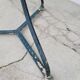 Parisian bistro pedestal table in antique marble