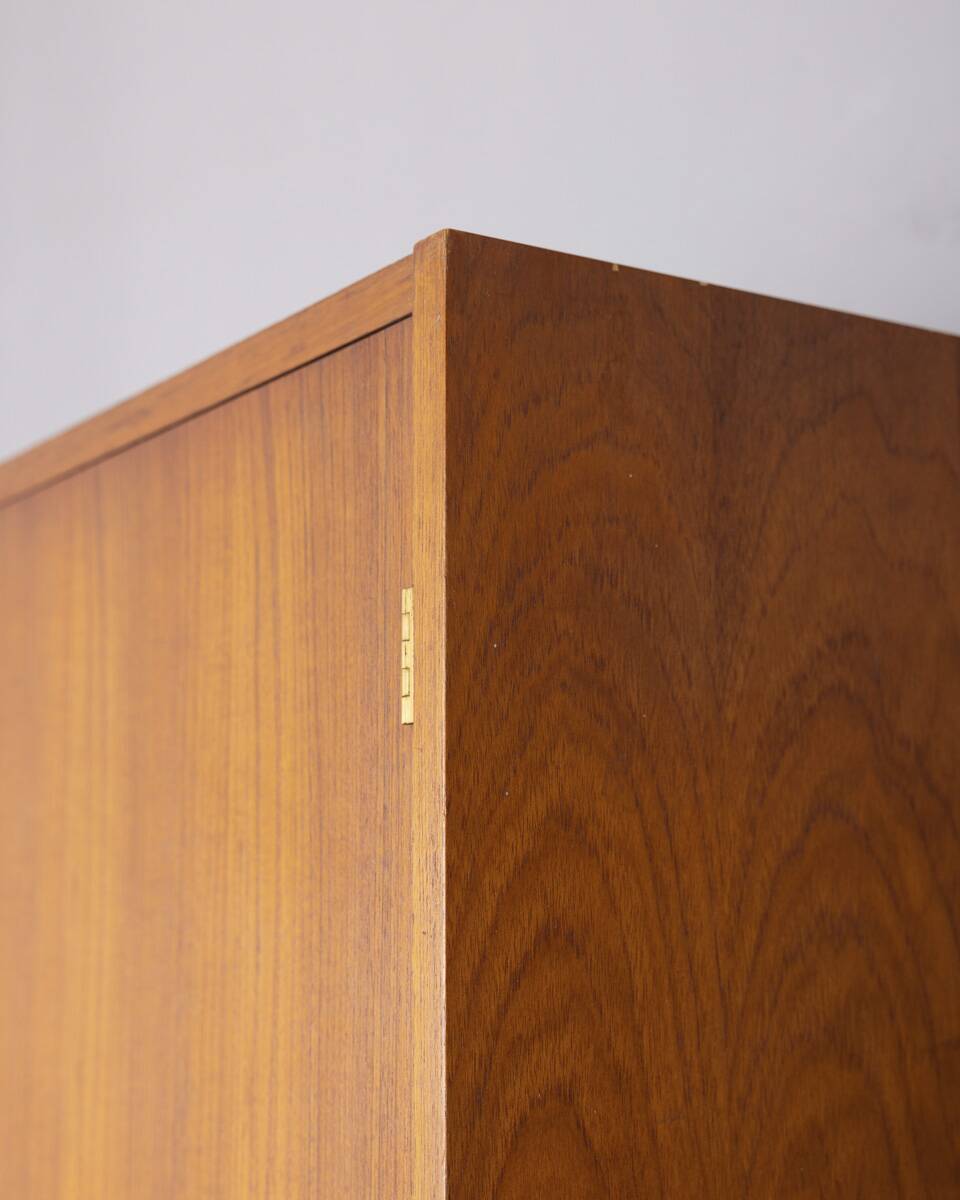 Vintage 1960s wooden wardrobe designed by ZAM Milano Italy