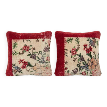 Set of 2 vintage Turkish cushion covers 51x51 cm