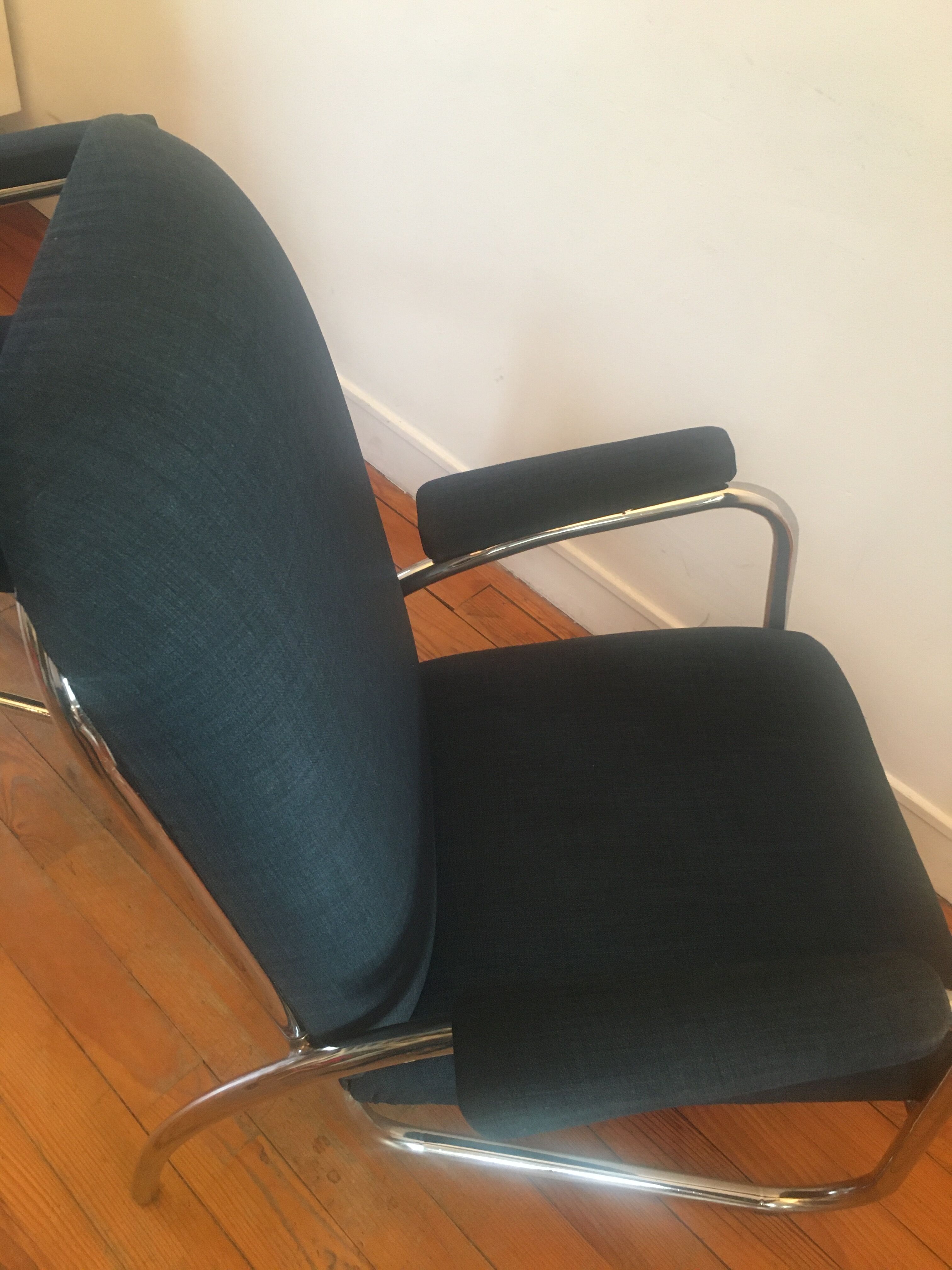 Pair of modernist armchairs 50s
